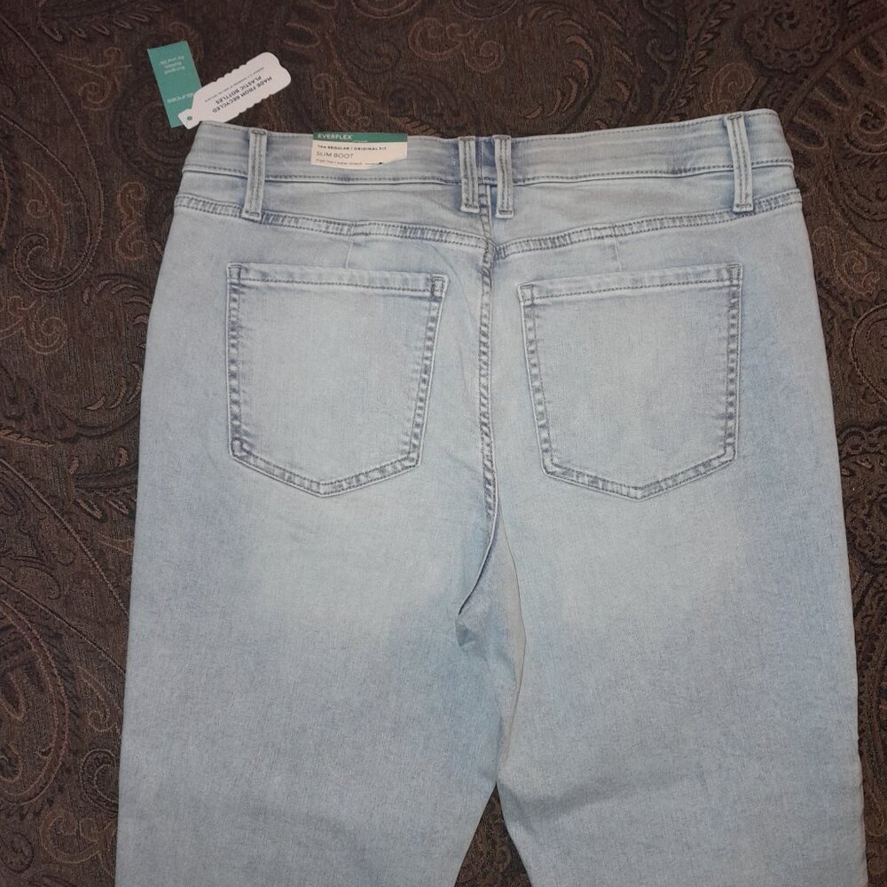 New Maurice's Everflex Slim Boot Jean - Picture 3 of 5